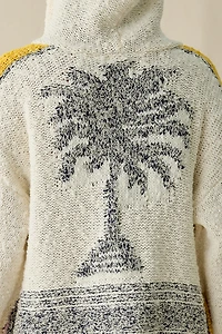 BDG Go Coastal Oversized Open-Front Hoodie Cardigan