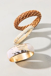 Palma Eclectic Bangle Bracelets Set