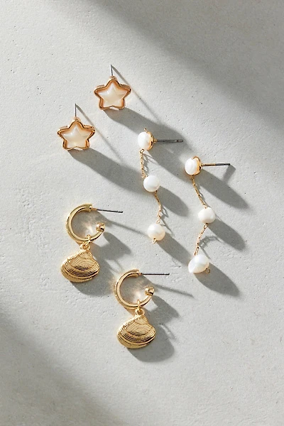 Pearls & Stars Earring Set