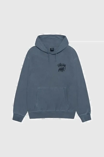 Stussy Rasta Lion Pigment Dyed Hoodie