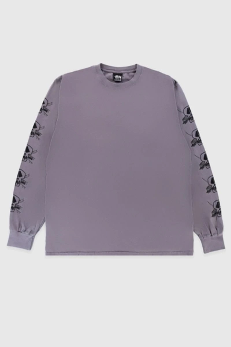 Stussy Foil Long Sleeve Pigment Dyed Tee