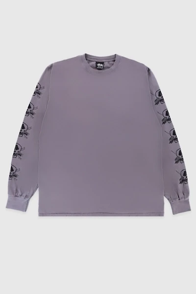 Stussy Foil Long Sleeve Pigment Dyed Tee