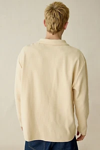 Rhythm Waffle Rugby Polo Shirt