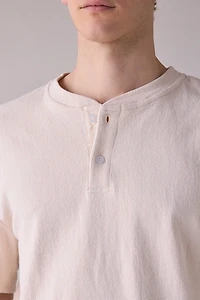 Rhythm Vintage Jersey Henley Tee