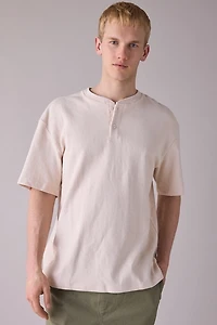 Rhythm Vintage Jersey Henley Tee