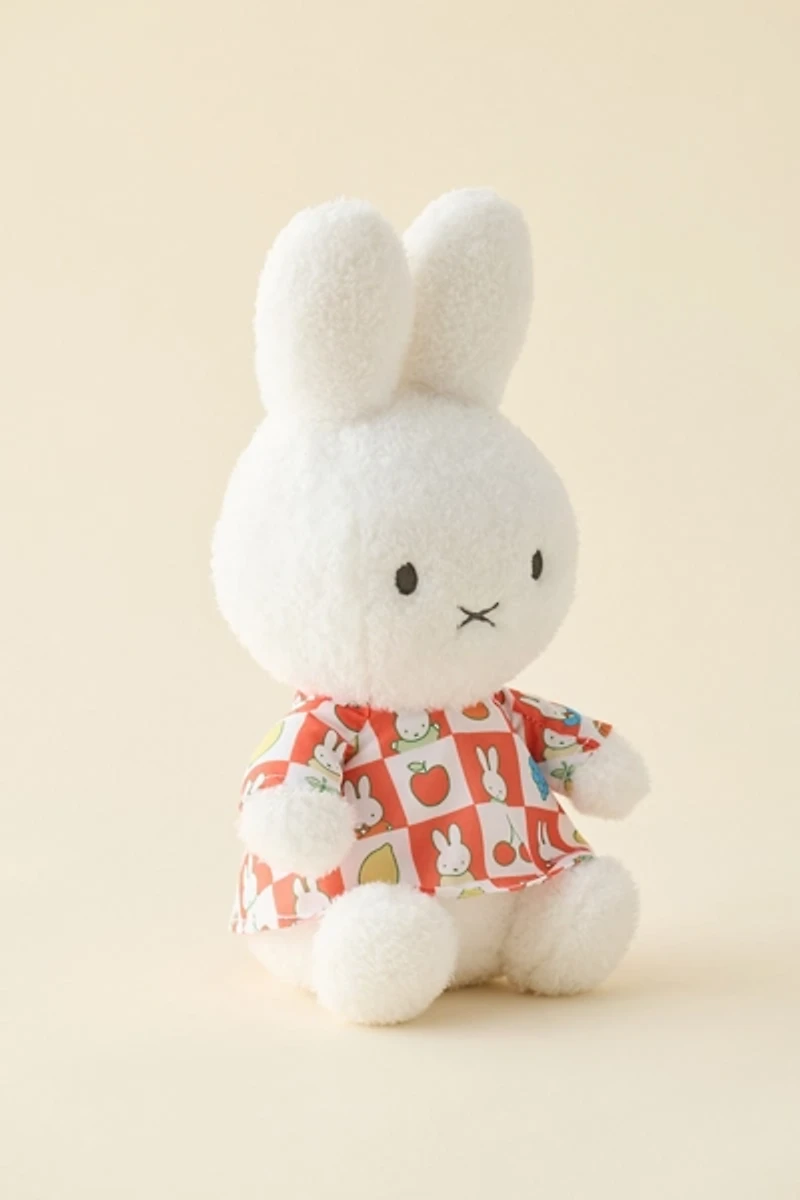 Miffy UO Exclusive Checkered Print Fruit Dress Plushie