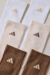adidas Athletic Cushioned Crew Socks 6-Pack