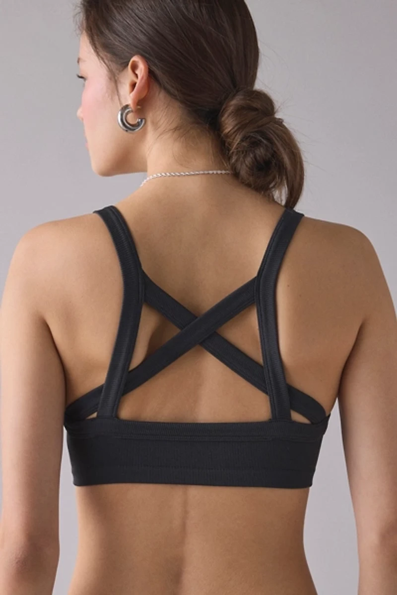 Out From Under Jade Stitch Strappy-Back Bralette