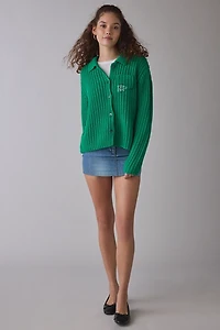 OBEY Julian Button Down Oversized Sweater