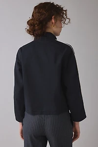 OBEY Astrid Stripe Full-Zip Denim Jacket