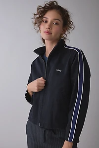 OBEY Astrid Stripe Full-Zip Denim Jacket