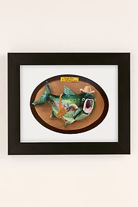 Lindsey Marie Singin’ Sam The Gunslingin Rainbow Salmon Art Print