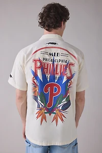 Pro Standard MLB Philadelphia Phillies Floral Barbeque Shirt