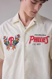 Pro Standard MLB Philadelphia Phillies Floral Barbeque Shirt