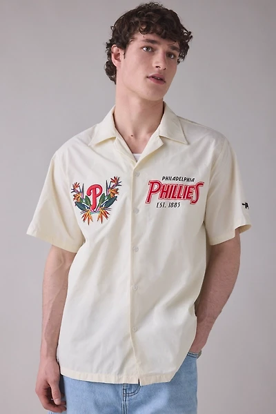 Pro Standard MLB Philadelphia Phillies Floral Barbeque Shirt