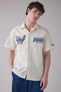 Pro Standard MLB Los Angeles Dodgers Floral Barbeque Shirt