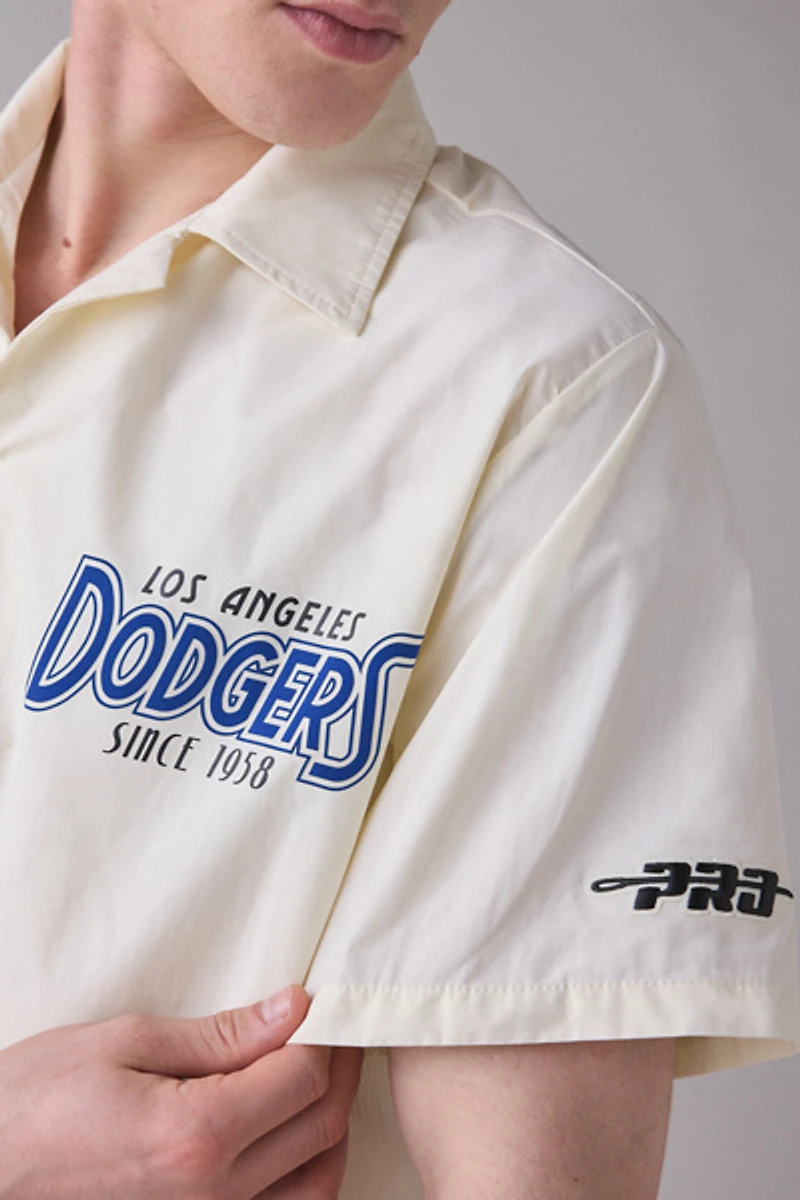 Pro Standard MLB Los Angeles Dodgers Floral Barbeque Shirt