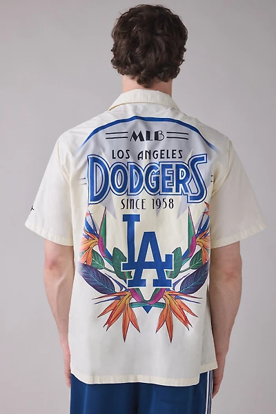 Pro Standard MLB Los Angeles Dodgers Floral Barbeque Shirt