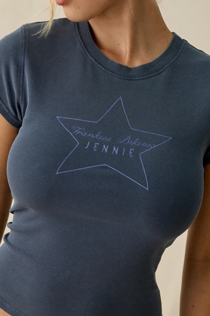 Frankies Bikinis X JENNIE Eva Cotton Ribbed Tee