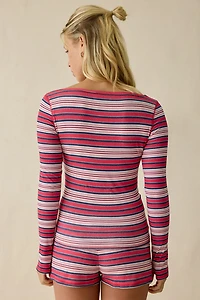 Frankies Bikinis X JENNIE Sophie Lightweight Jersey Knit Long Sleeve Boatneck Top
