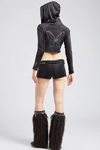 Sparkl Velour Tracksuit Short