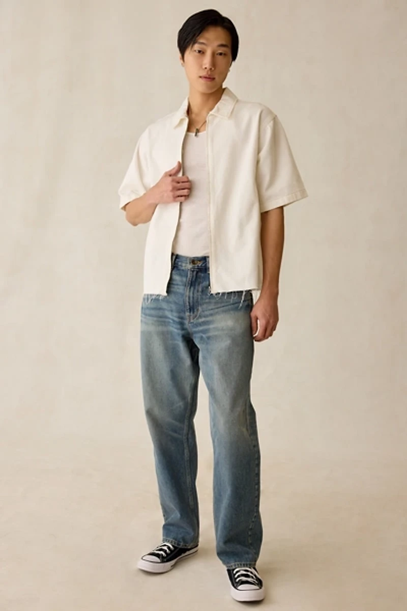 Lee Zip-Up Denim Shirt