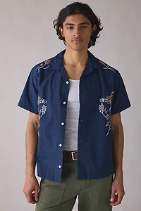 Wrangler Embroidered Short Sleeve Resort Shirt