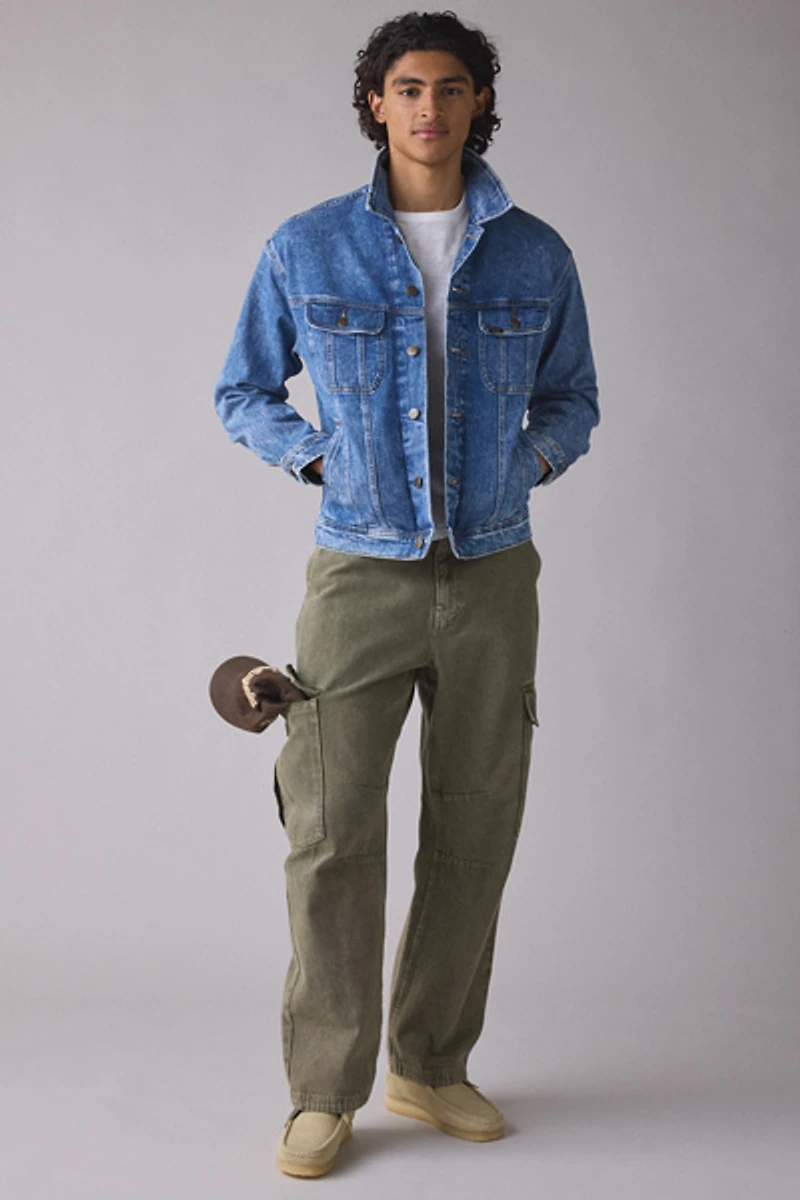 Lee Essential Rider Relaxed Fit Denim Trucker Jacket