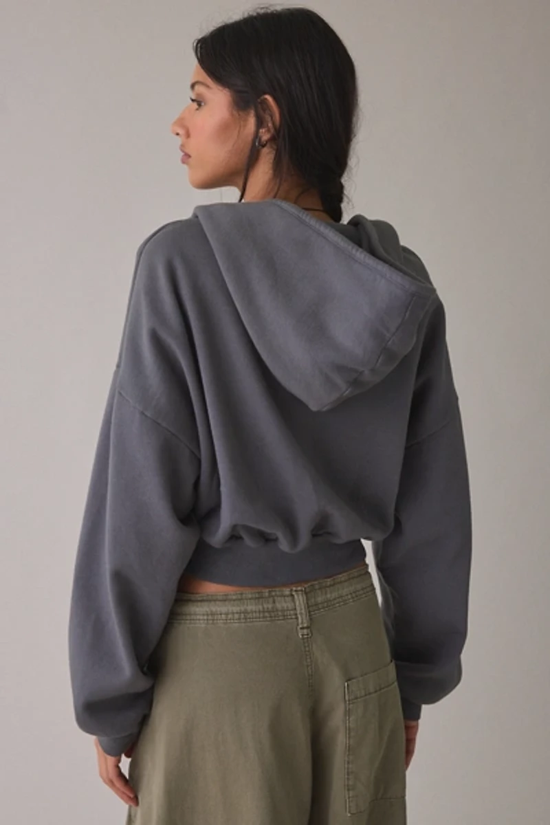 Out From Under Shore Up + Surplice Cropped Hoodie Sweatshirt