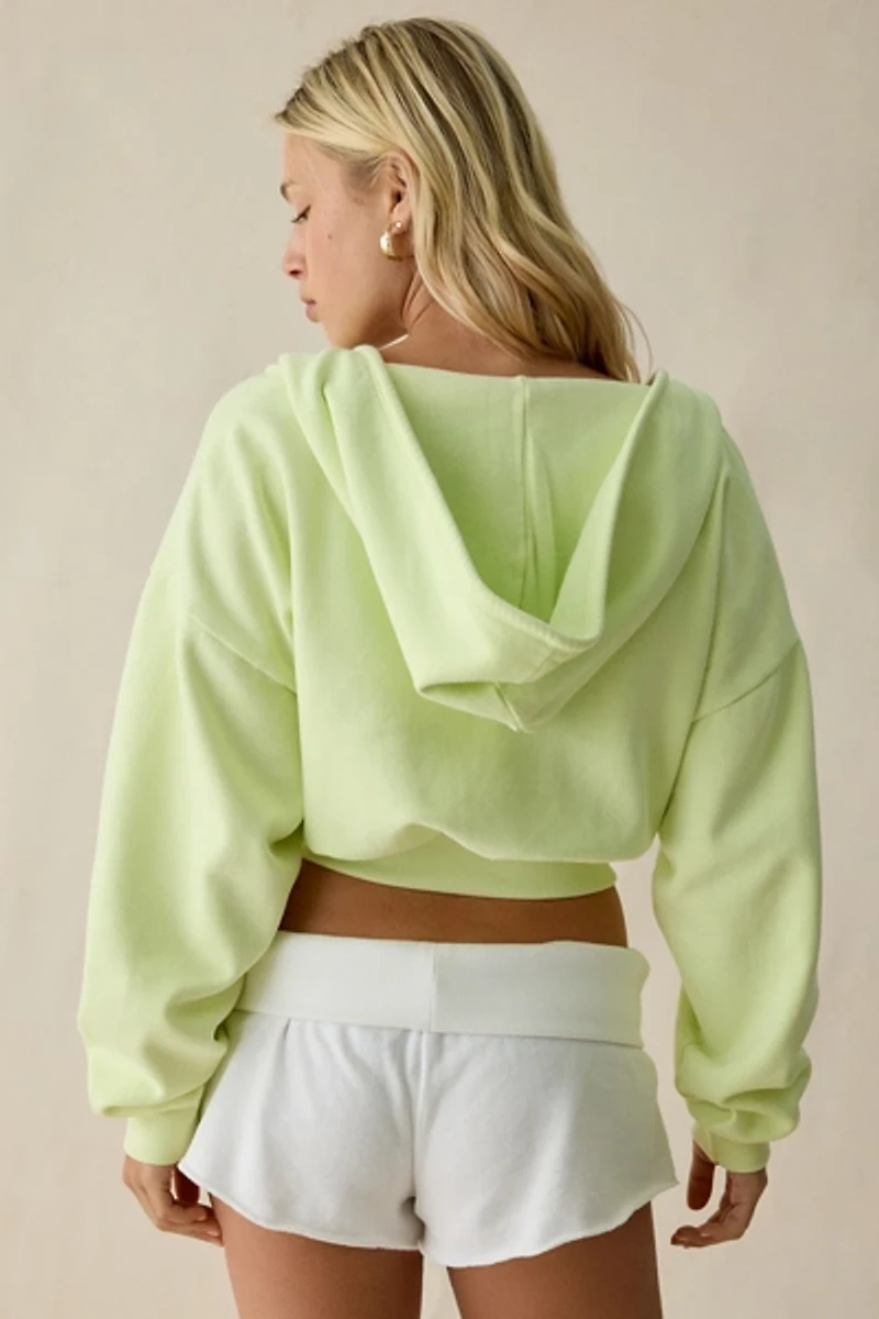 Out From Under Shore Up + Surplice Cropped Hoodie Sweatshirt