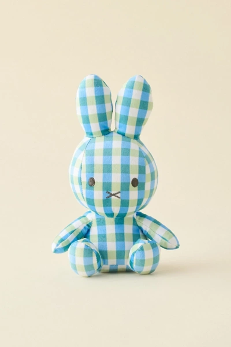 Miffy UO Exclusive Gingham Printed 8-inch Plushie