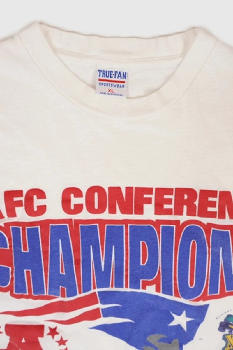 Vintage New Enland Patriots Super Bowl XXXI AFC Champions Tee