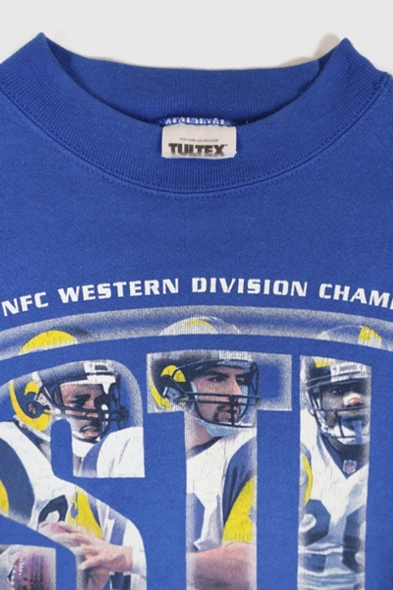 Vintage St. Louis Rams 1999 Western Division Champions Crewneck