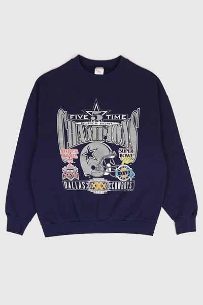 Vintage Dallas Cowboys 5 Time Super Bowl Champions Crewneck