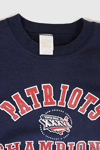 Vintage New England Patriots Super Bowl XXXVI Champions Crewneck