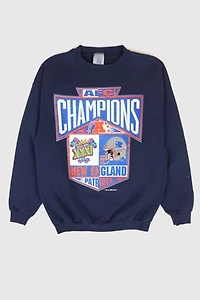 Vintage New England Patriots 1996 AFC Champions Crewneck