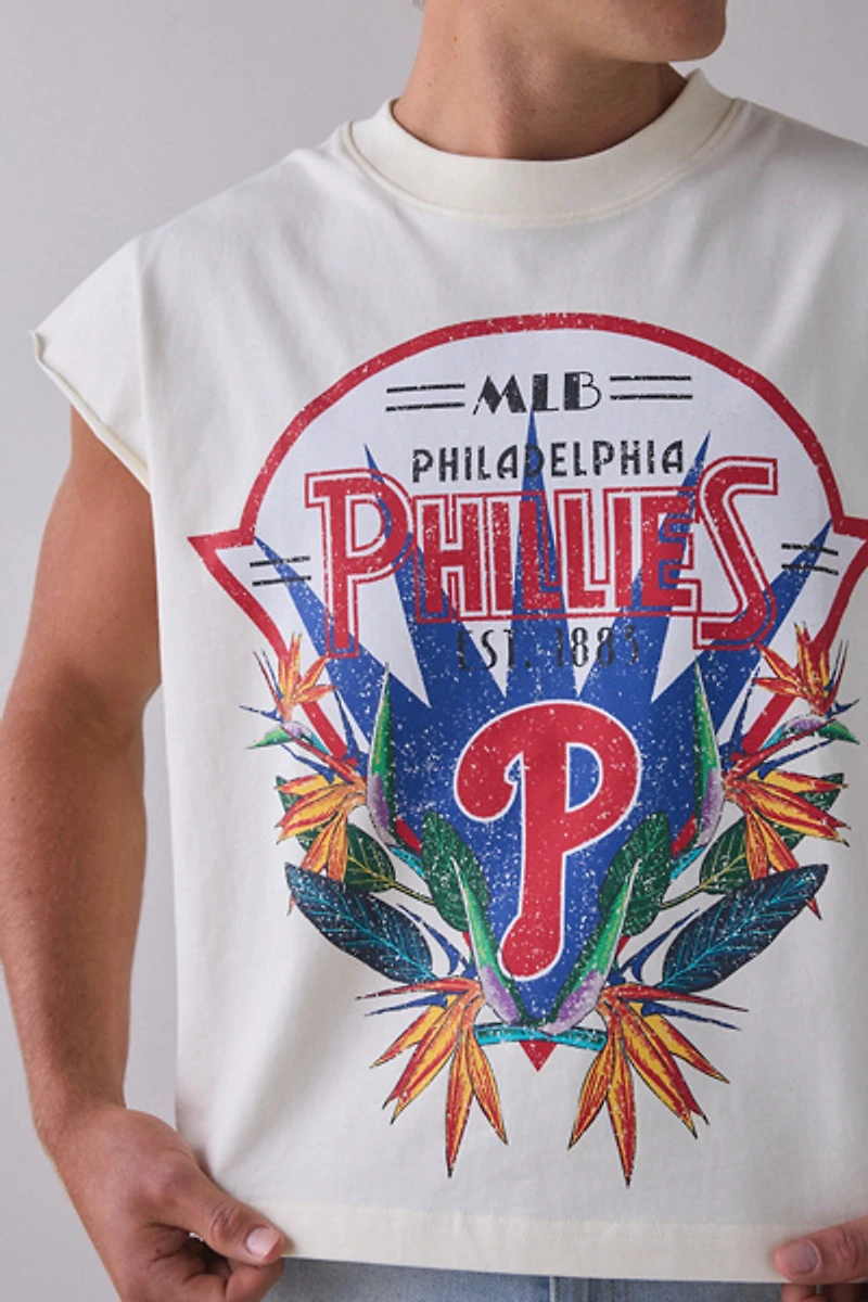 Pro Standard MLB Philadelphia Phillies Paradise Graphic Muscle Tee