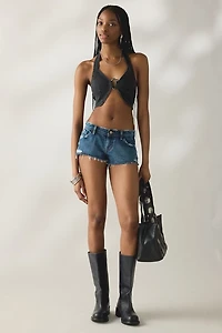 UO Got Away O-Ring Halter Neck Cropped Vest