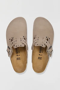 Birkenstock Boston Rivets Suede Clogs