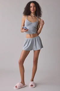 Out From Under Iris Pointelle Knit Cami + Shortie 2-Piece PJ Set
