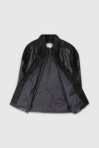 Vintage 90s Black Leather Jacket
