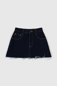 Vintage Y2K Distressed Mini Skirt