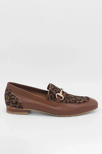 Stivali Leopard Print Natural Cowhide Leather Loafers