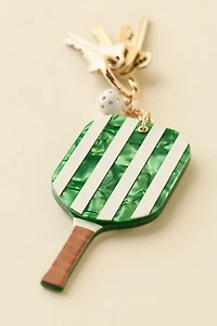 Pickleball Paddle Mirror Keychain