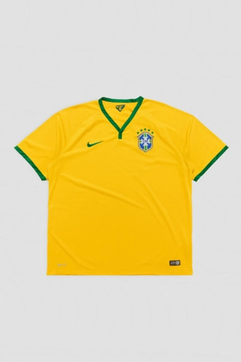 Vintage Brazil Team Soccer Jersey