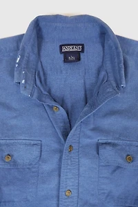 Vintage Land's End Frayed Button-Down Shirt