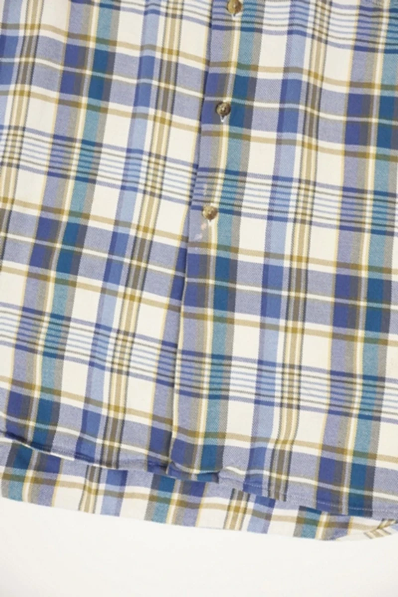 Vintage 90's Burberrys Button-Down Plaid Shirt