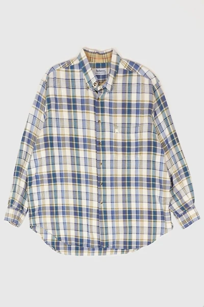 Vintage 90's Burberrys Button-Down Plaid Shirt