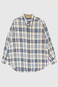 Vintage 90's Burberrys Button-Down Plaid Shirt