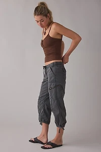 BDG Sidekick Crop Cotton Utility Pants